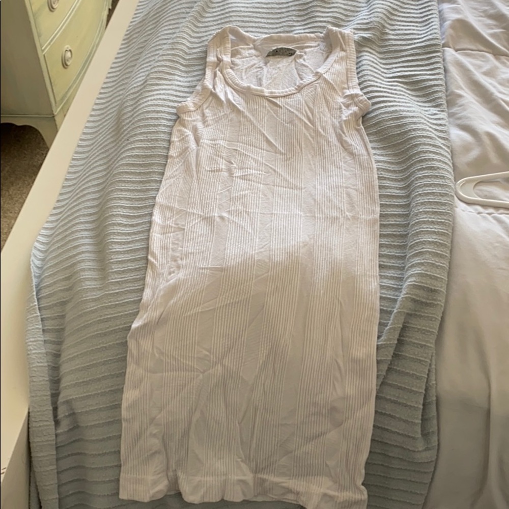 Athleta white tank xs